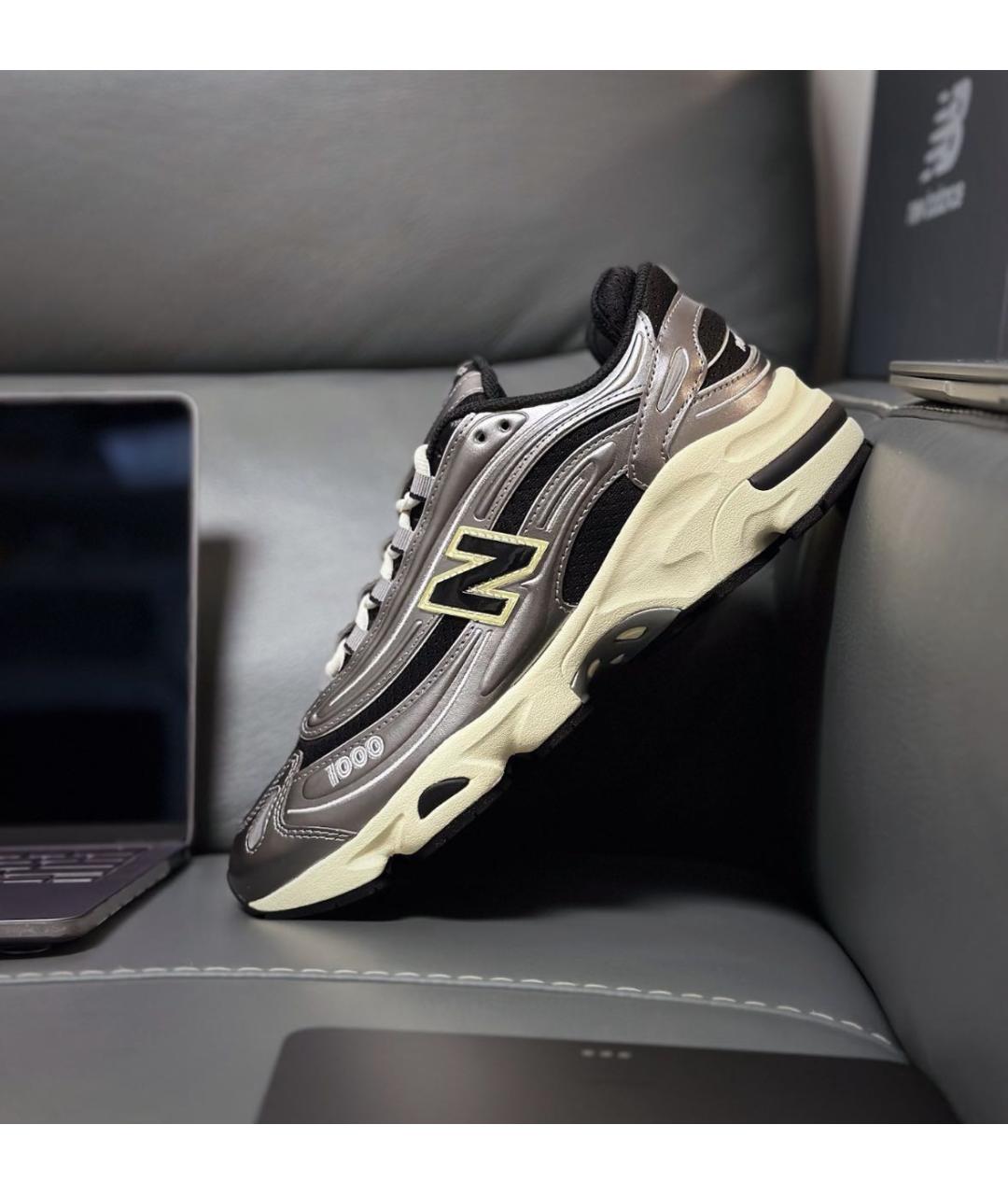 NEW BALANCE Серебряные низкие кроссовки / кеды, фото 7