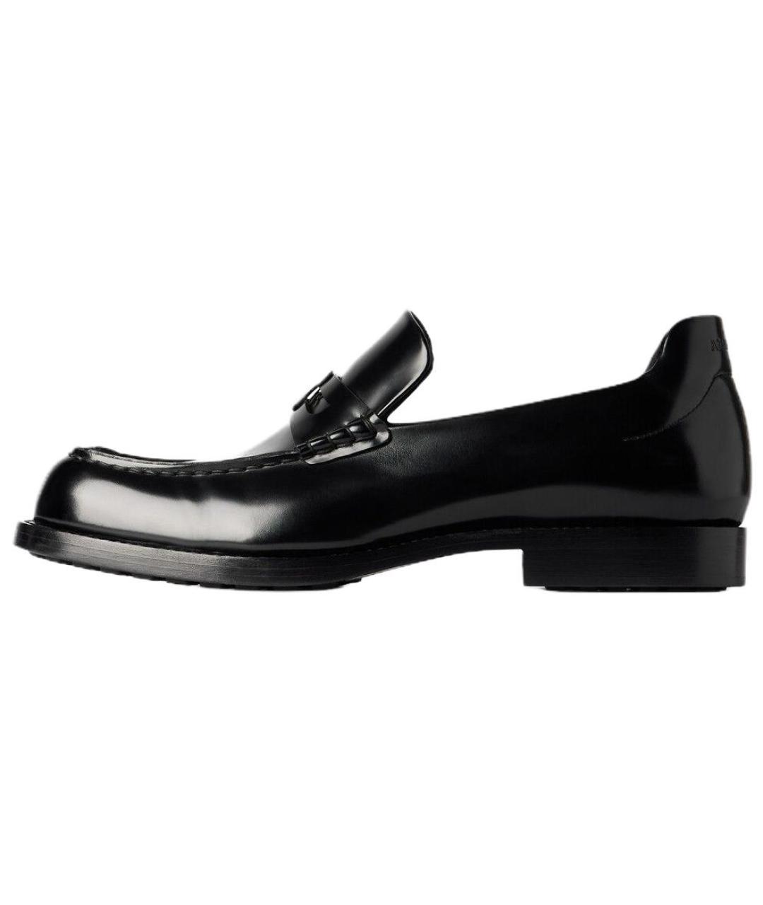 BALENCIAGA Черные кожаные лоферы, фото 2