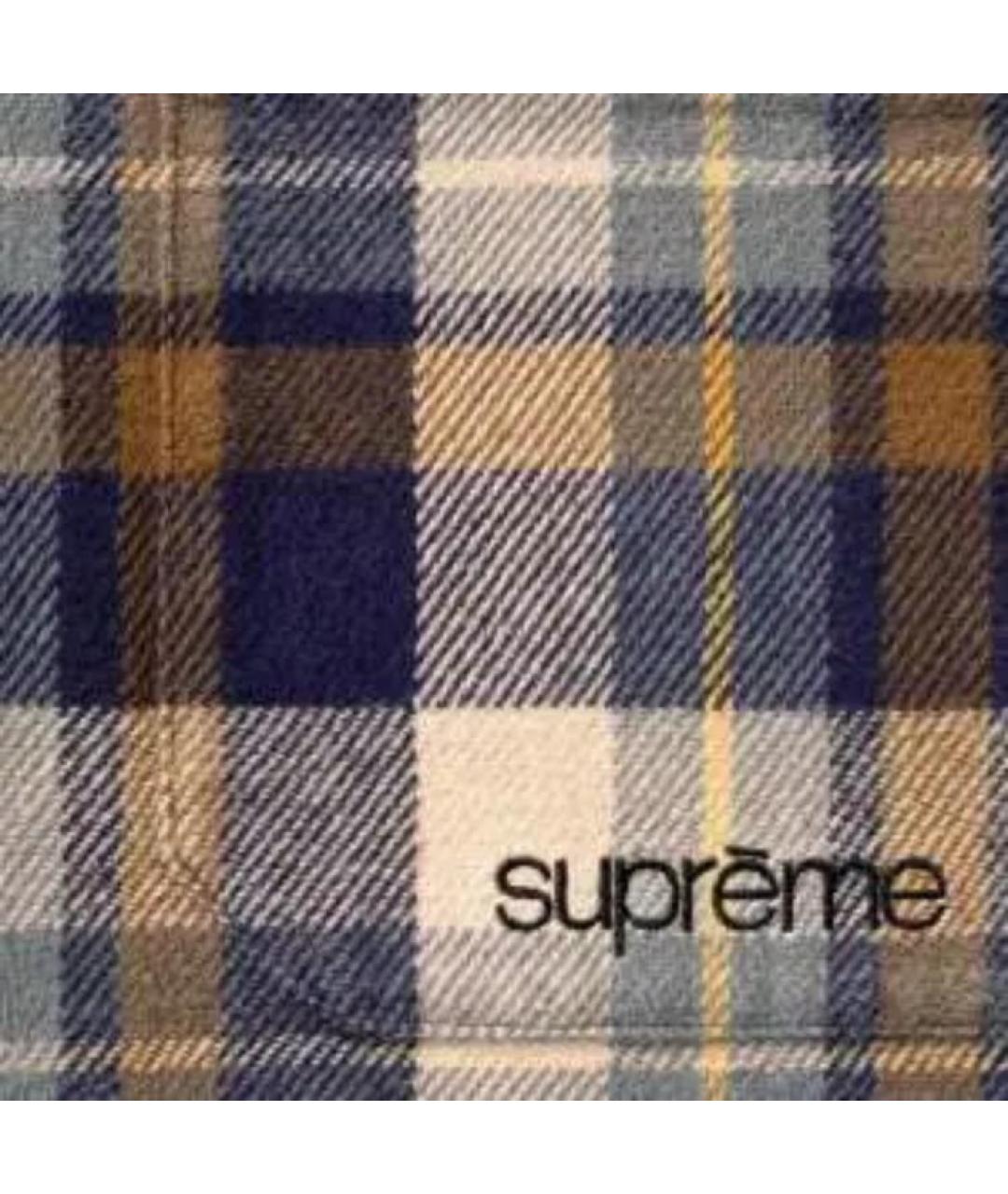 SUPREME Коричневая рубашка, фото 2