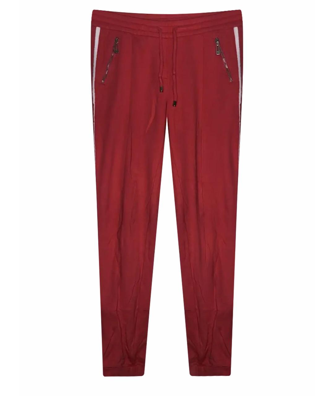 TRUSSARDI JEANS Коралловые брюки узкие, фото 1