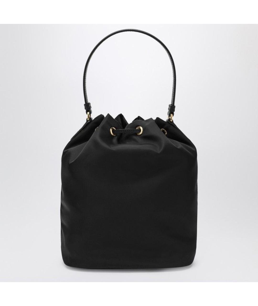 PRADA Черная тканевая сумка тоут, фото 2