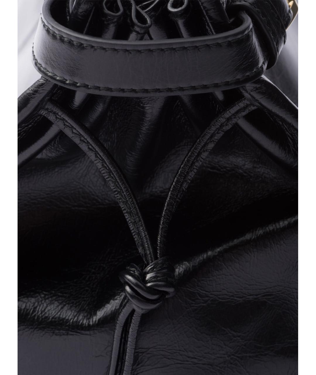 PRADA Черная кожаная сумка тоут, фото 4