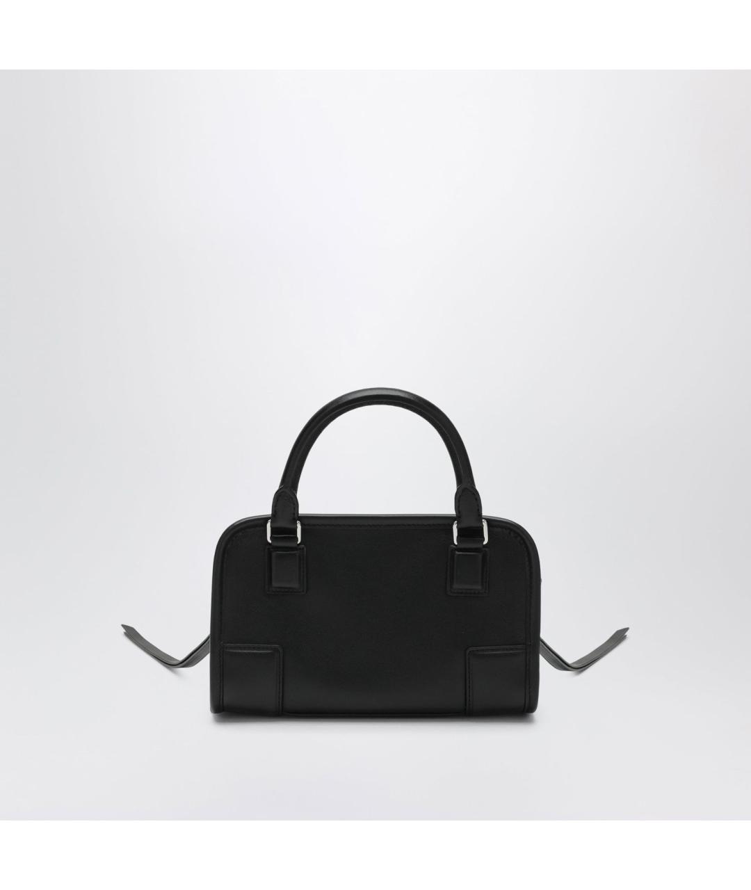 LOEWE Черная кожаная сумка тоут, фото 2