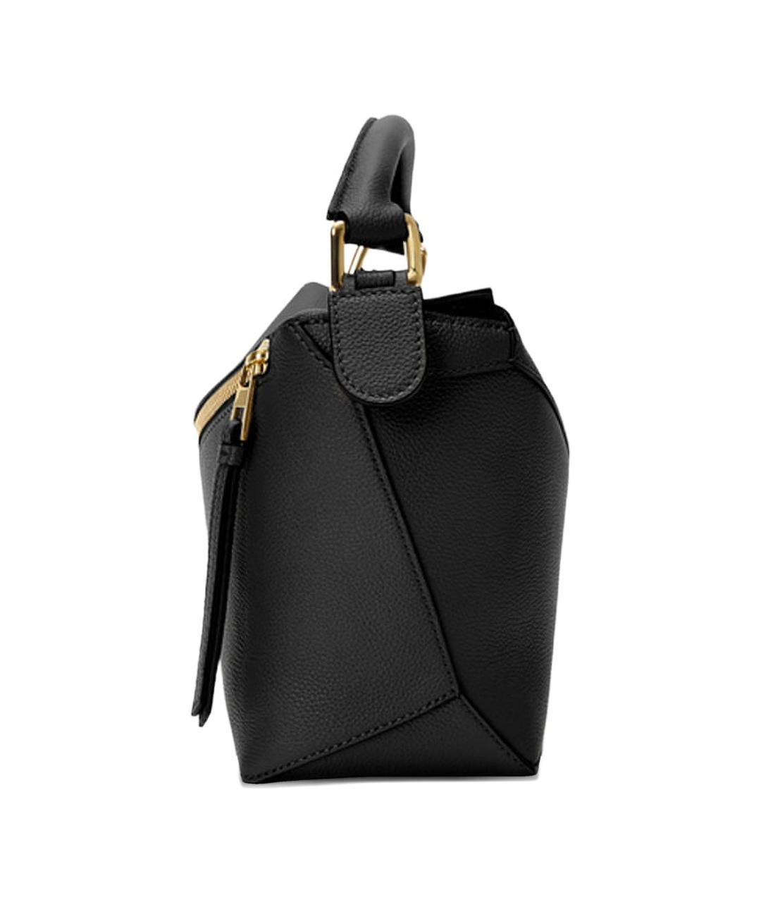 LOEWE Черная кожаная сумка через плечо, фото 3