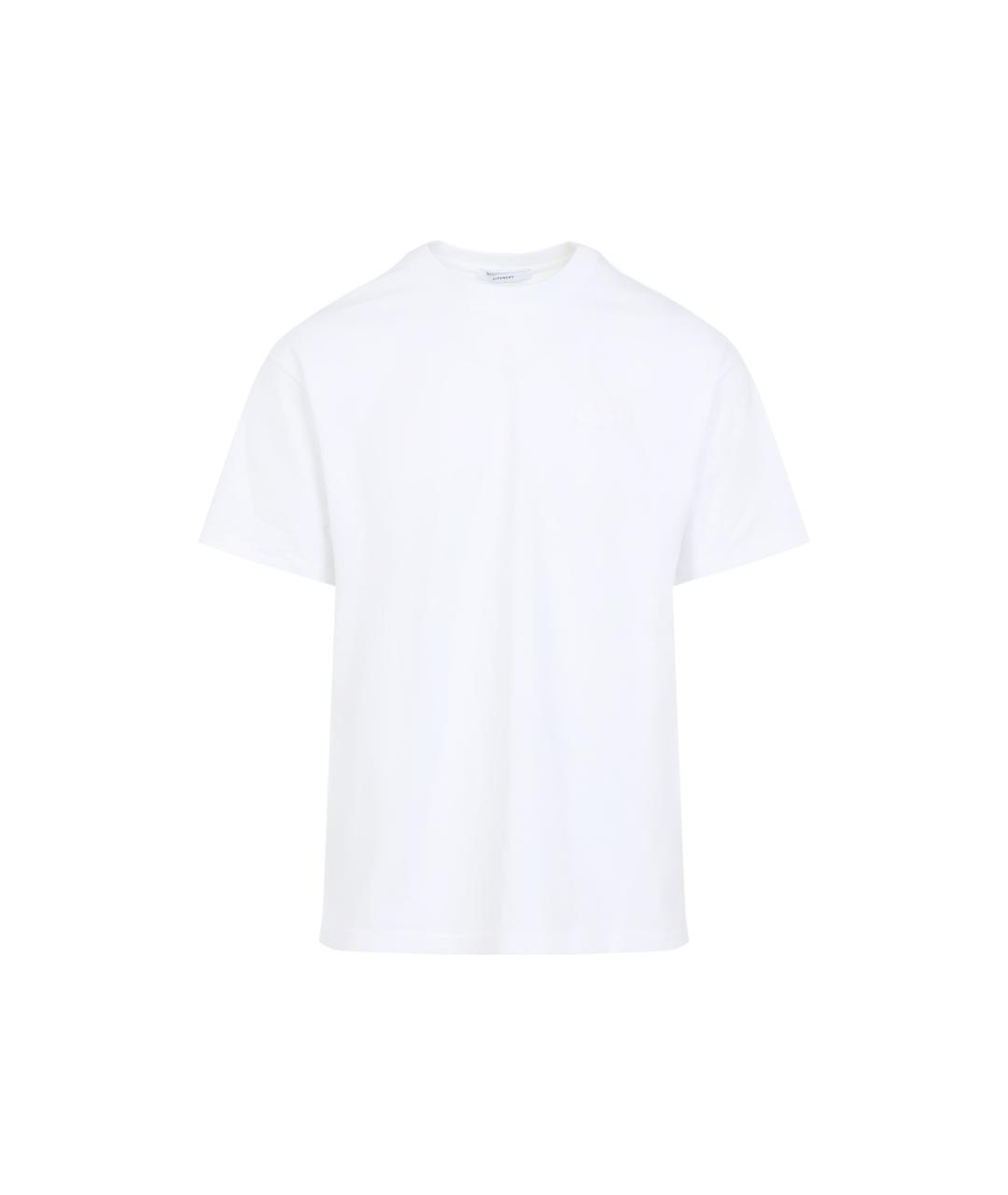 GIVENCHY Белая хлопковая футболка, фото 6