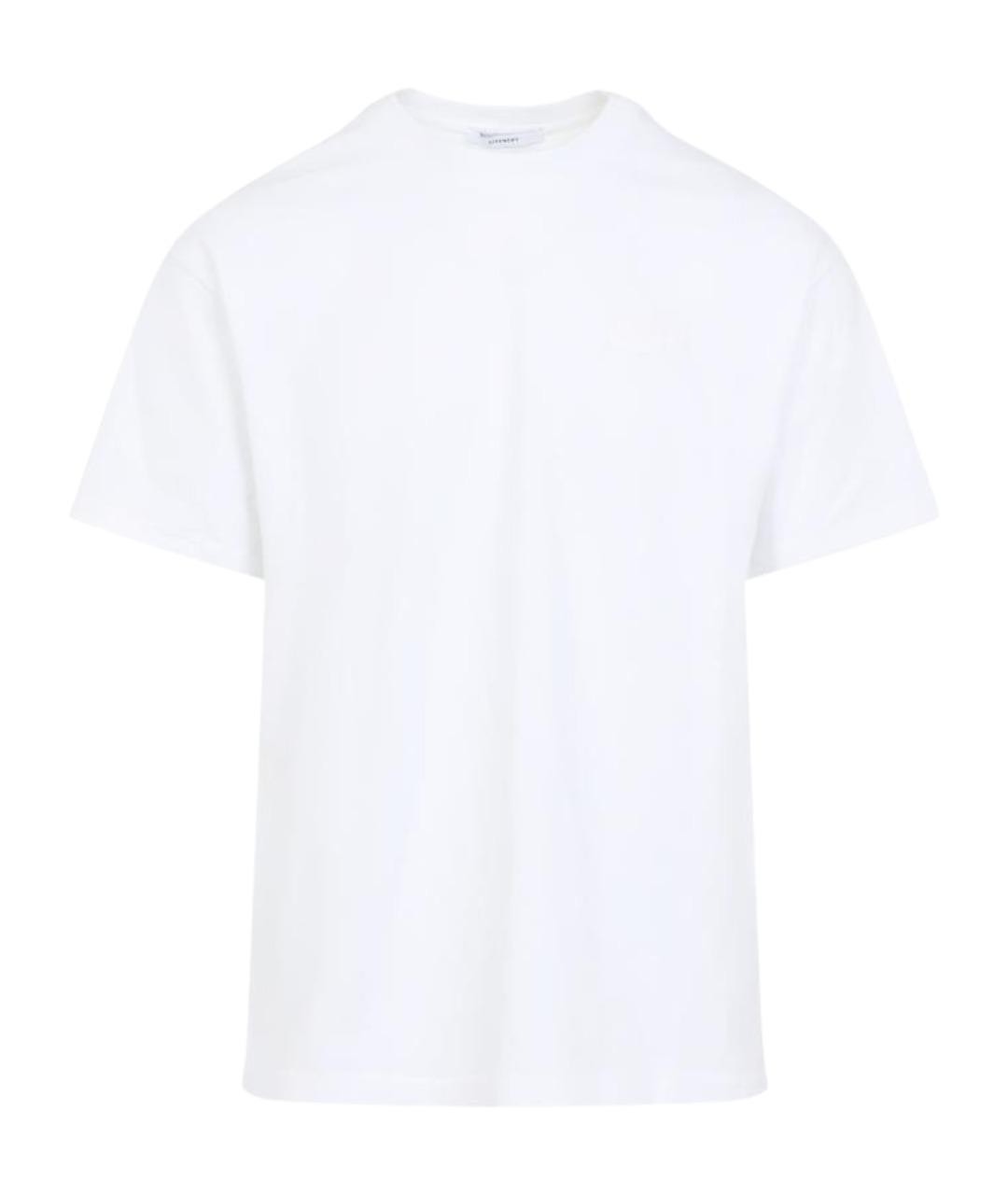 GIVENCHY Белая хлопковая футболка, фото 1