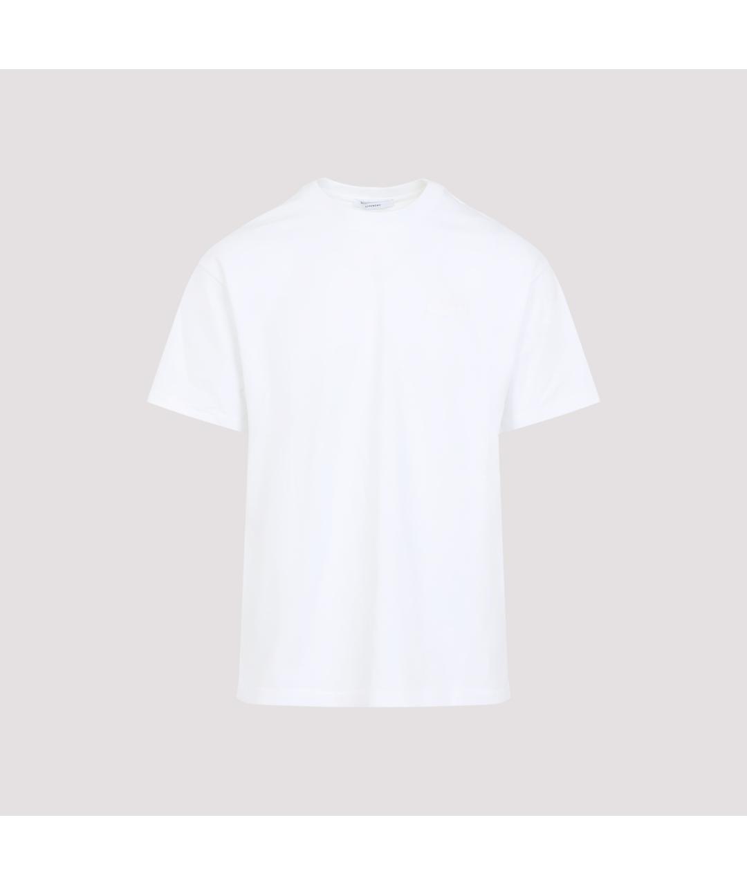 GIVENCHY Белая хлопковая футболка, фото 2