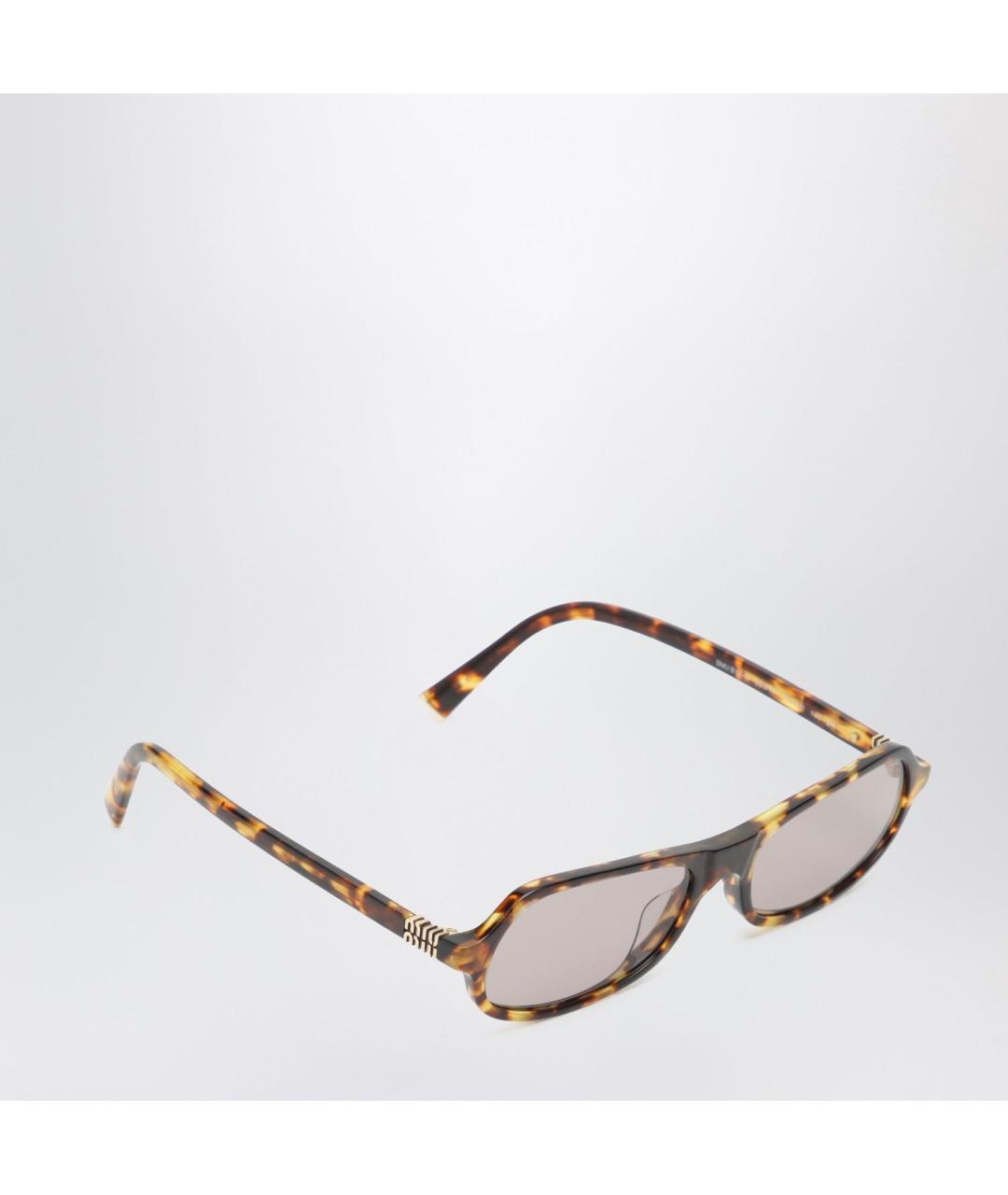 MIU MIU Коричневые солнцезащитные очки, фото 4