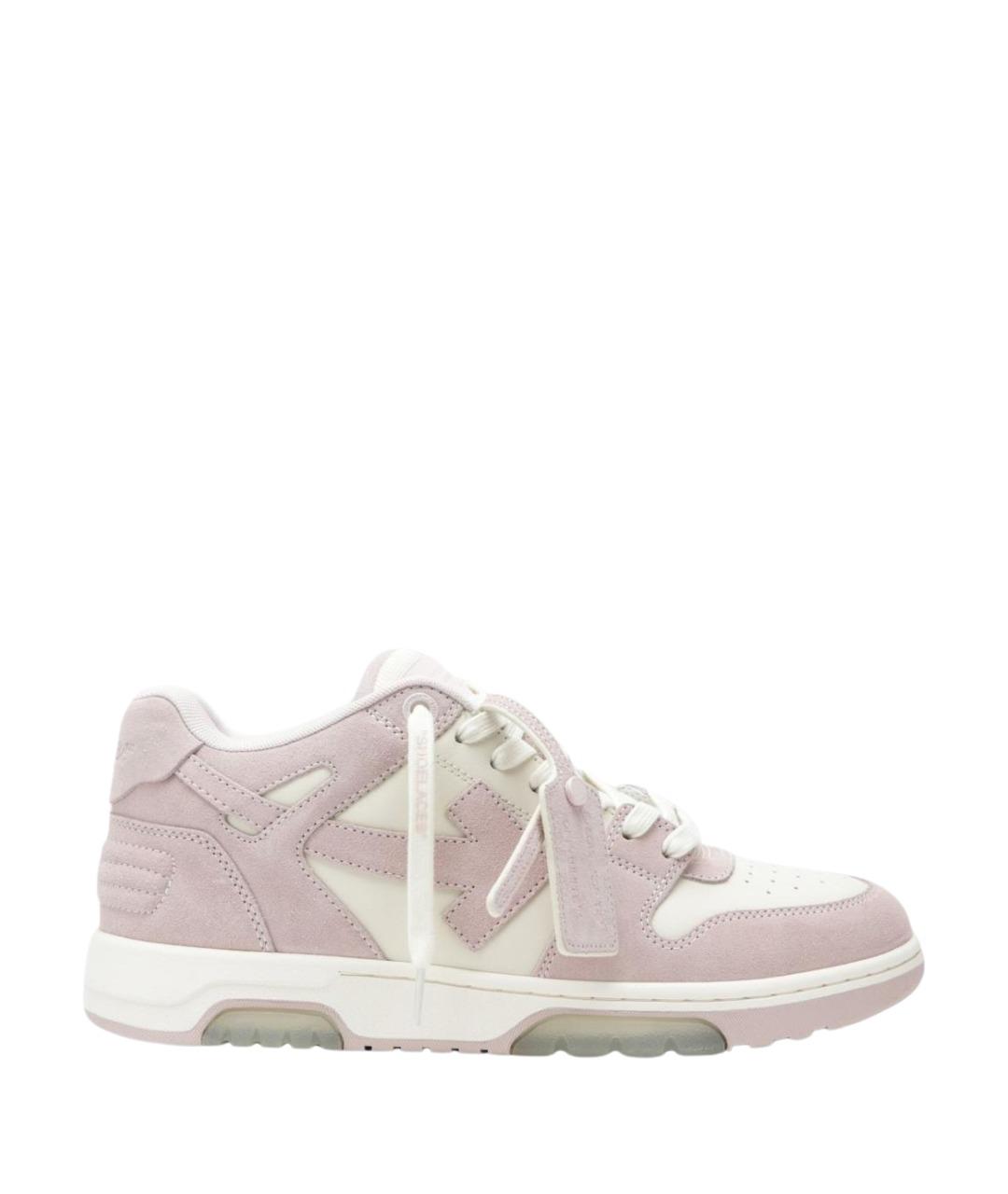 OFF-WHITE Мульти замшевые низкие кроссовки / кеды, фото 1