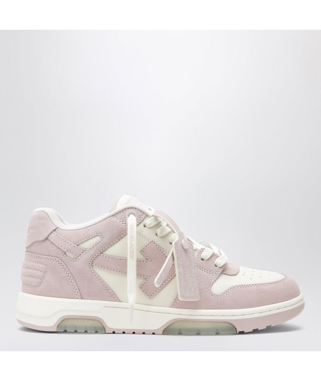 OFF-WHITE Мульти замшевые низкие кроссовки / кеды, фото 2