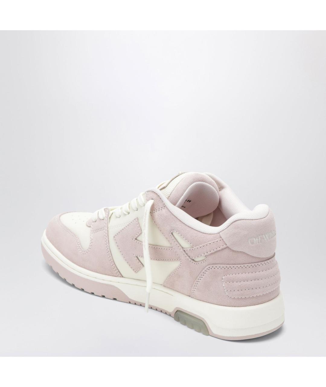 OFF-WHITE Мульти замшевые низкие кроссовки / кеды, фото 3