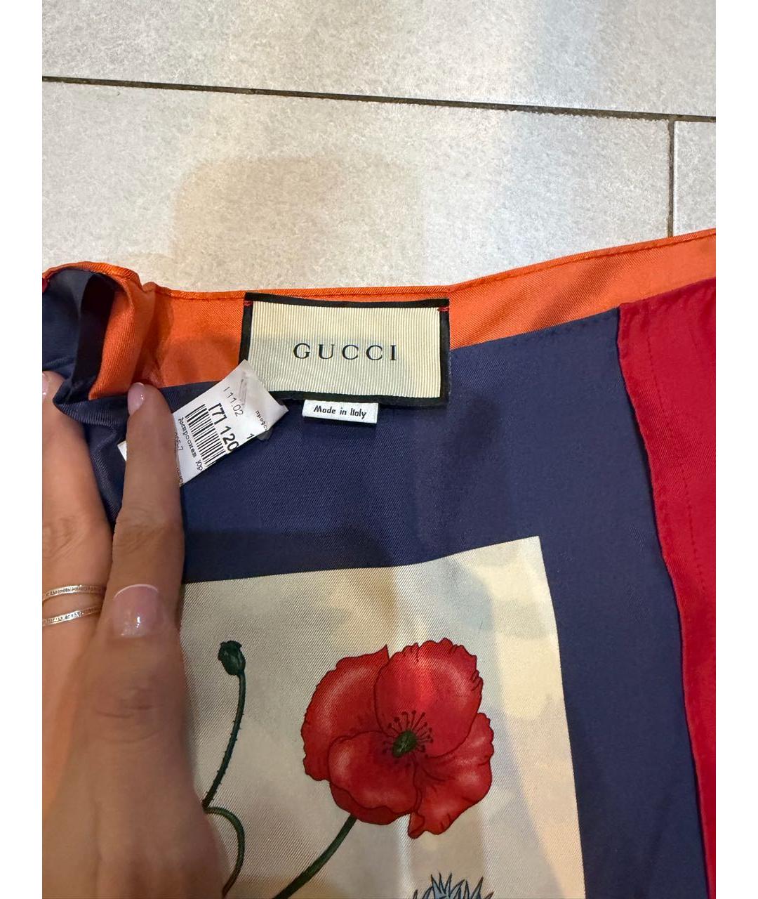 GUCCI Шелковый сарафан, фото 2