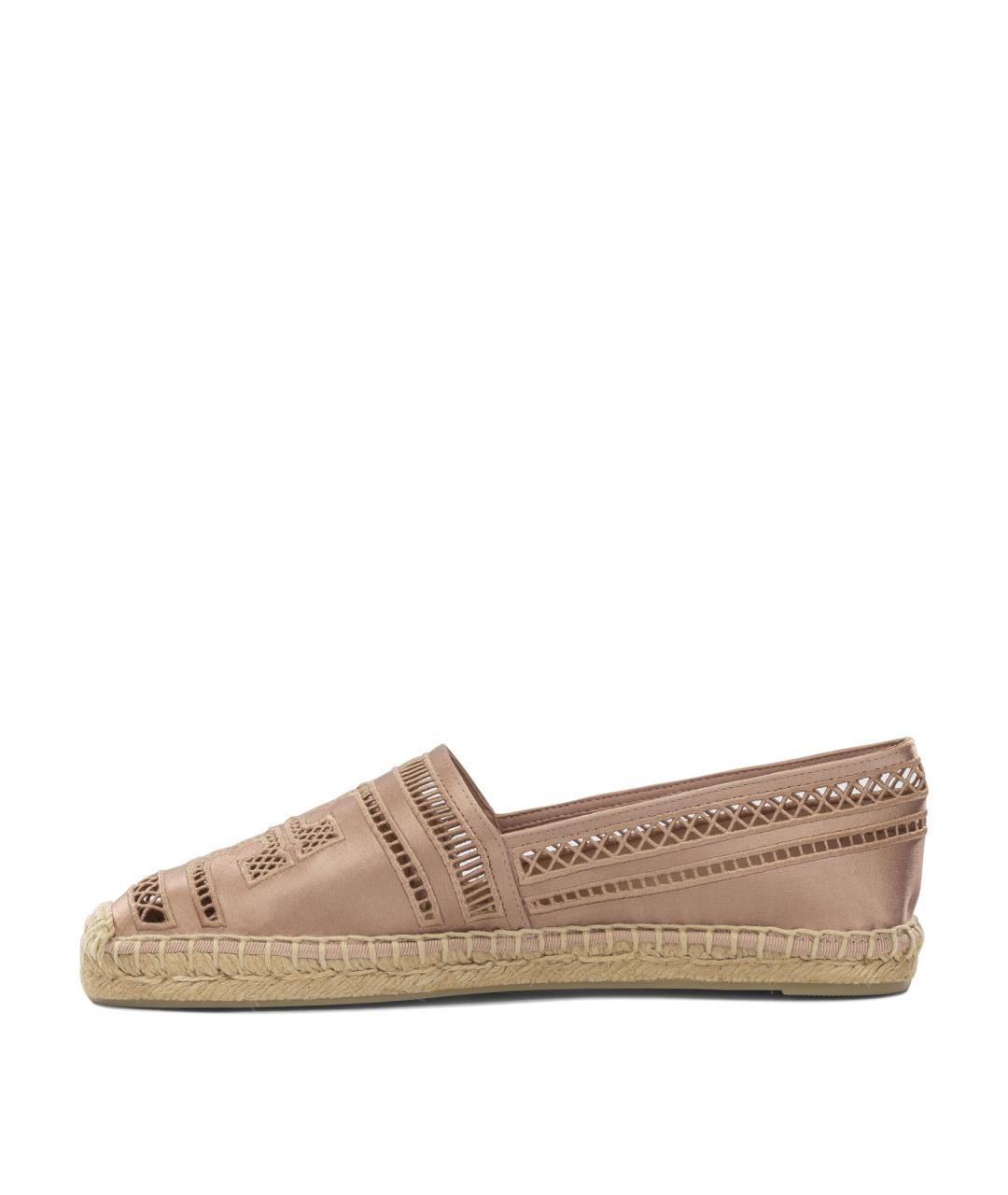 TORY BURCH Розовые текстильные эспадрильи, фото 3