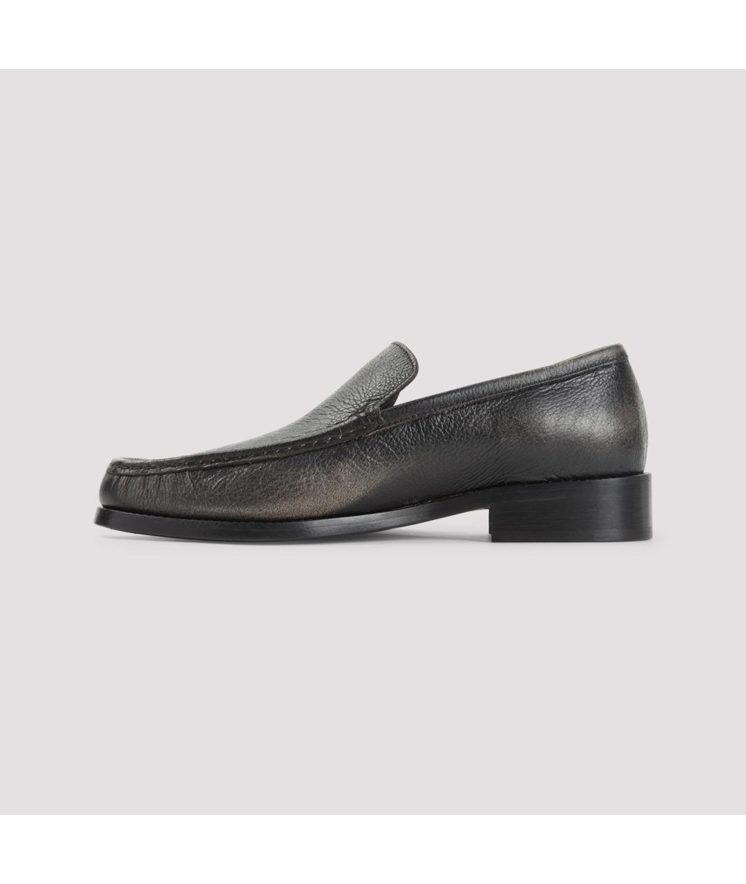 ACNE STUDIOS Черные кожаные лоферы, фото 3