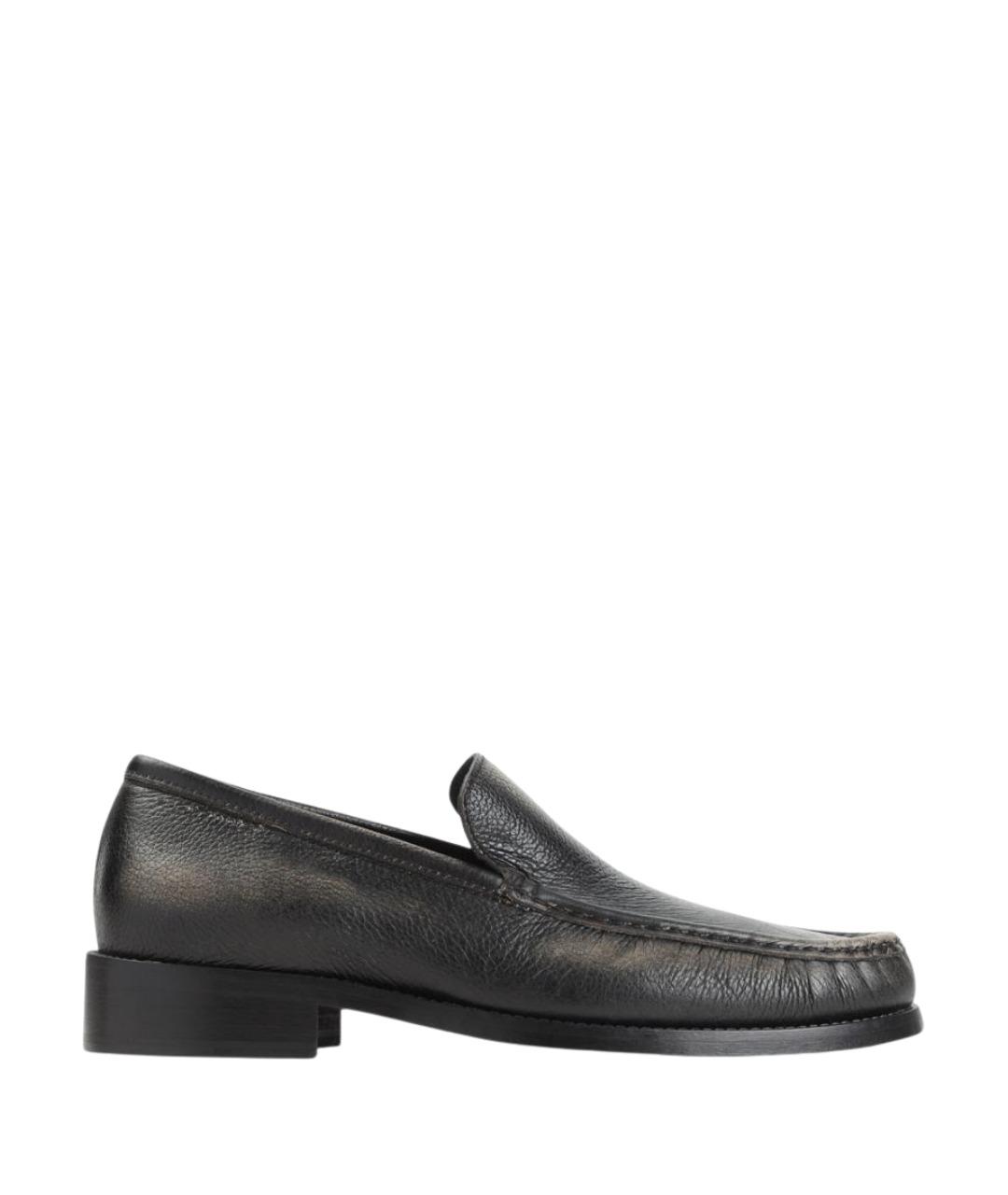 ACNE STUDIOS Черные кожаные лоферы, фото 1