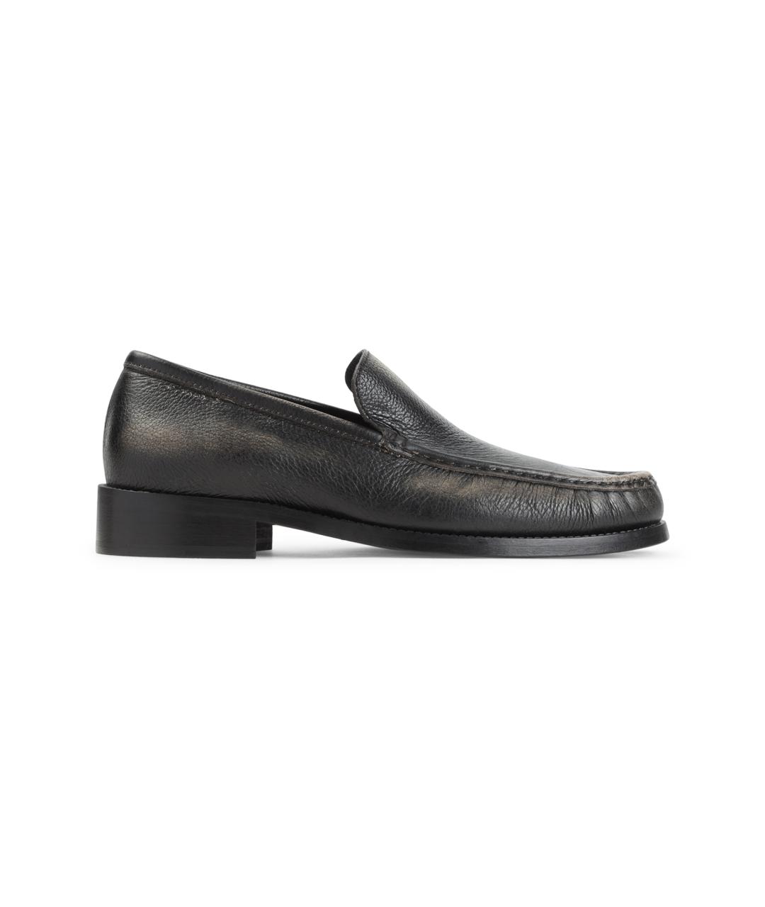 ACNE STUDIOS Черные кожаные лоферы, фото 6