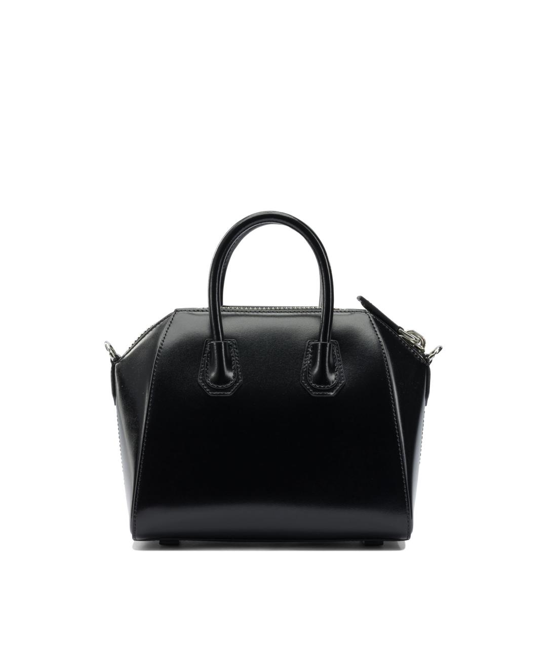 GIVENCHY Черная кожаная сумка с короткими ручками, фото 3