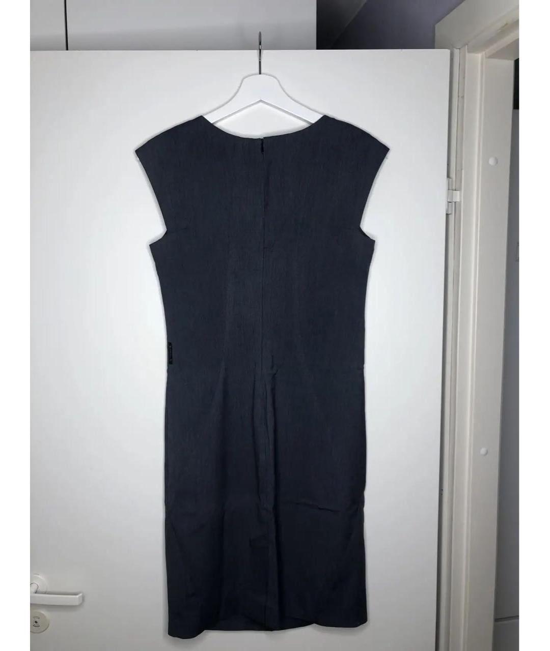 ARMANI JEANS Антрацитовое повседневное платье, фото 2