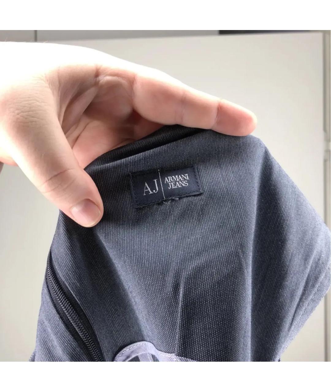 ARMANI JEANS Антрацитовое повседневное платье, фото 4