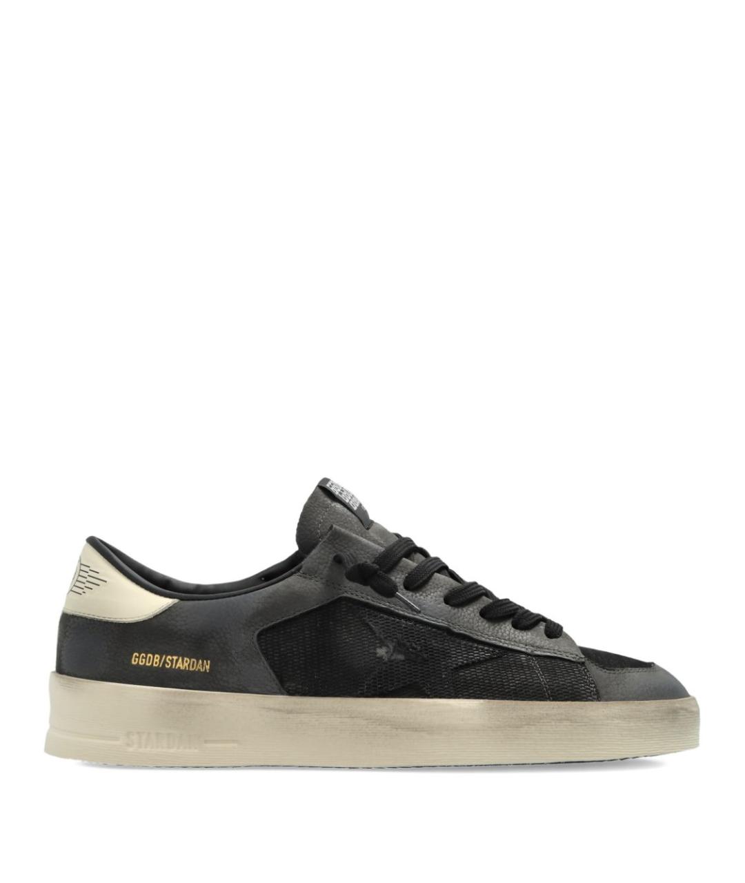GOLDEN GOOSE DELUXE BRAND Серые кожаные низкие кроссовки / кеды, фото 1