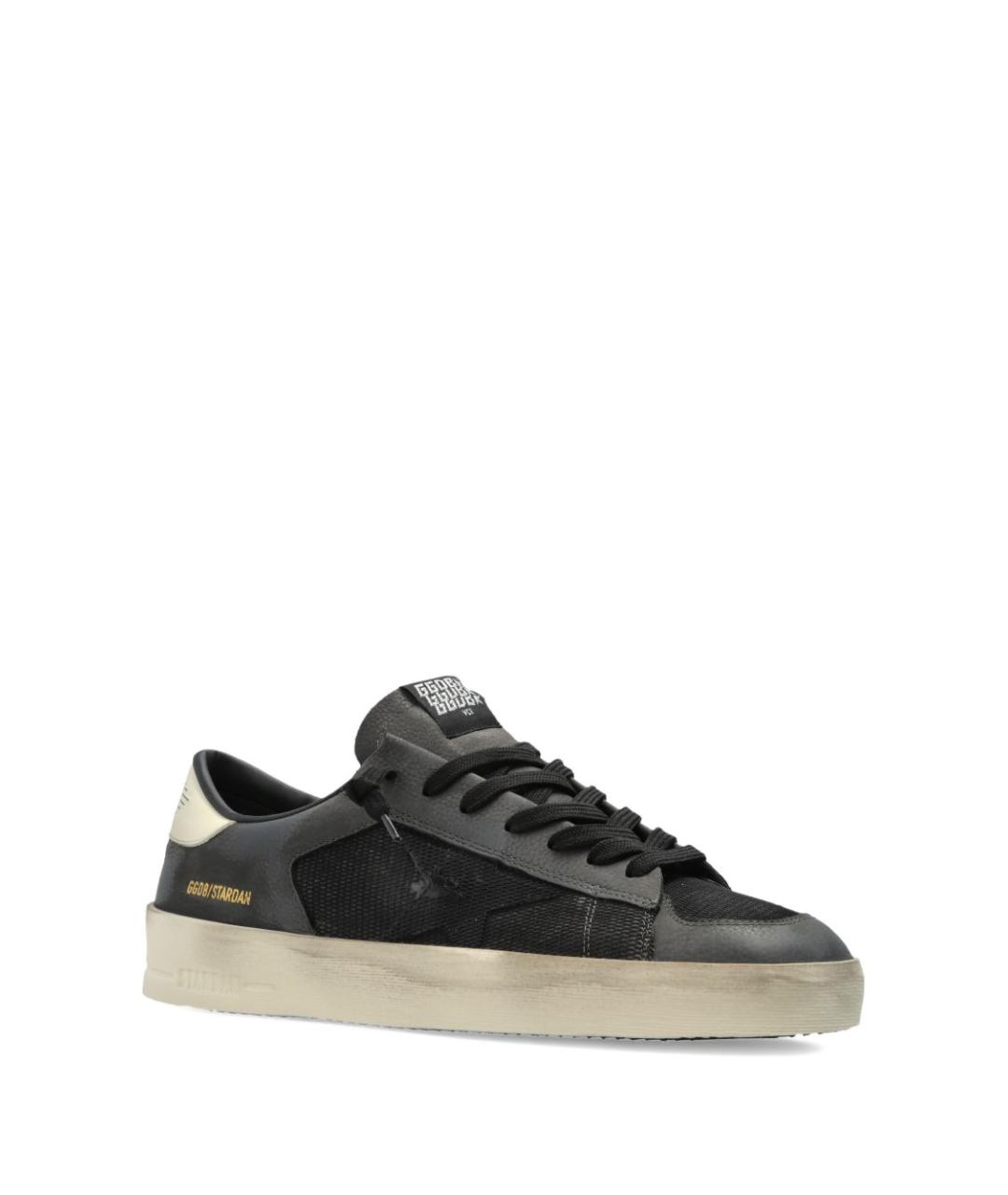 GOLDEN GOOSE DELUXE BRAND Серые кожаные низкие кроссовки / кеды, фото 5