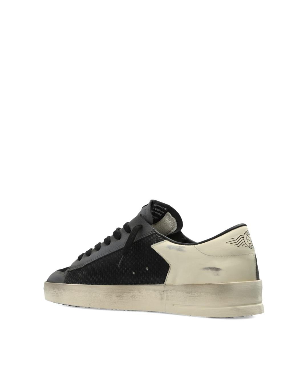 GOLDEN GOOSE DELUXE BRAND Серые кожаные низкие кроссовки / кеды, фото 3
