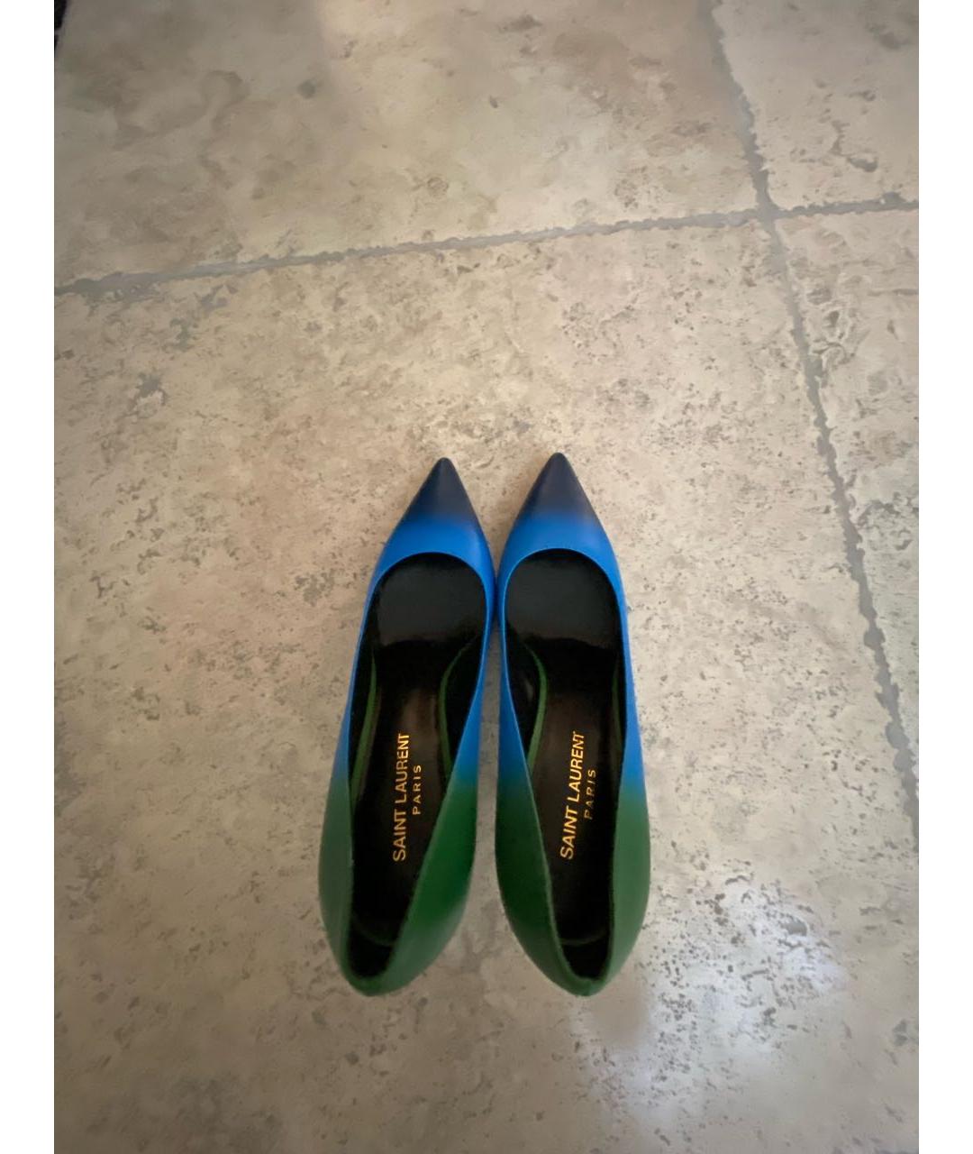 SAINT LAURENT Мульти кожаные туфли, фото 3