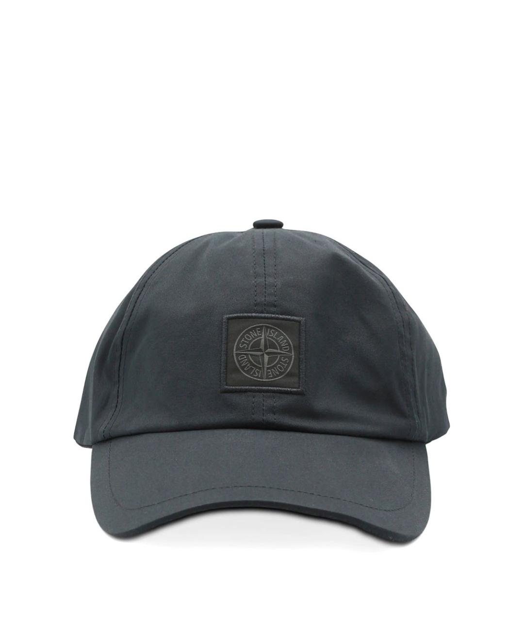 STONE ISLAND Черная хлопковая кепка/бейсболка, фото 1