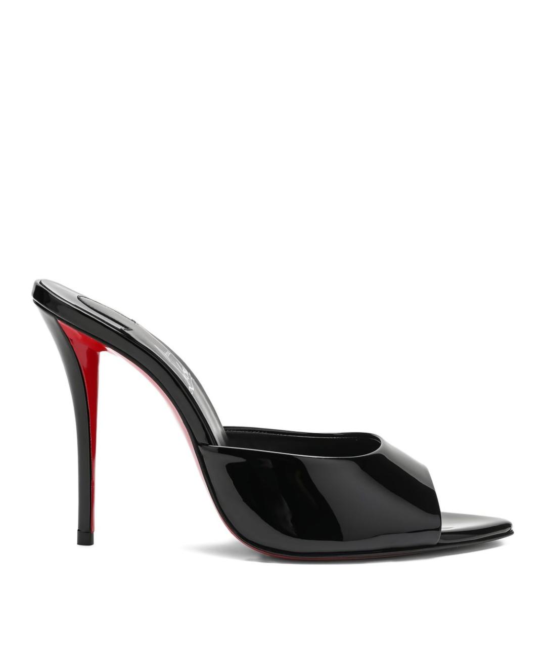 CHRISTIAN LOUBOUTIN Черные мюли, фото 1