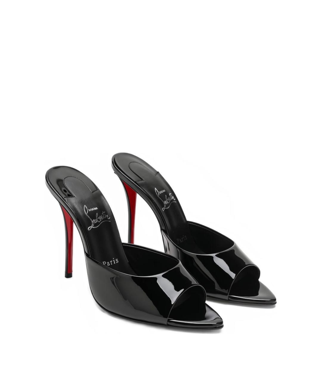 CHRISTIAN LOUBOUTIN Черные мюли, фото 2