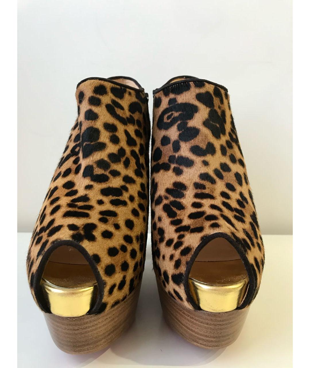 CHRISTIAN LOUBOUTIN Коричневые туфли из экзотической кожи, фото 2