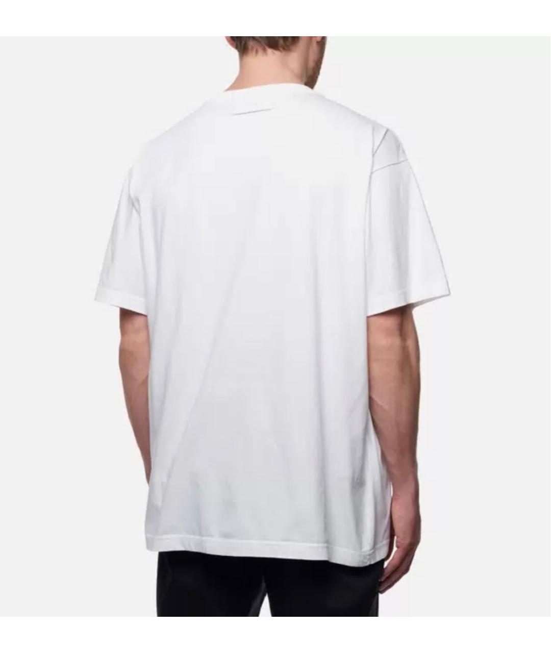 MM6 MAISON MARGIELA Белая хлопковая футболка, фото 3