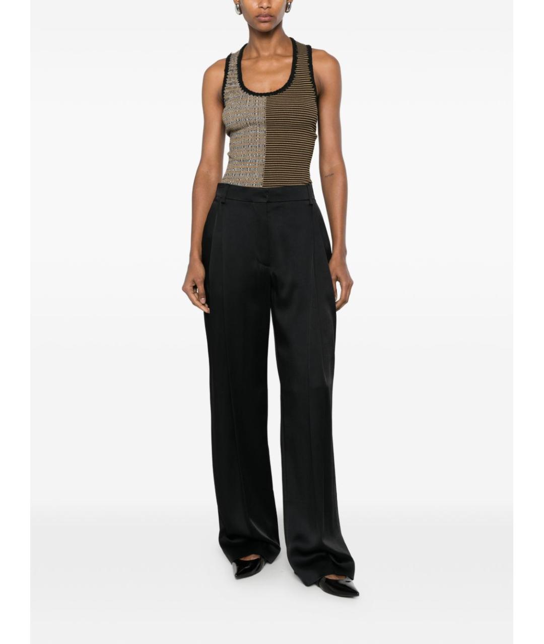 STELLA MCCARTNEY Черные прямые брюки, фото 2