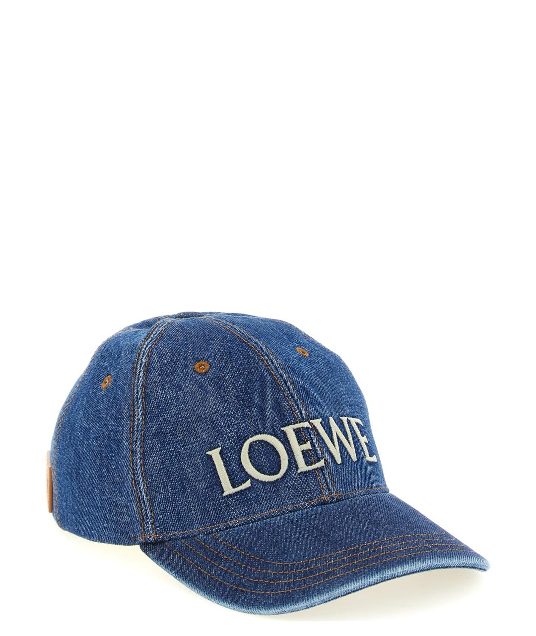 LOEWE Синяя хлопковая кепка, фото 2