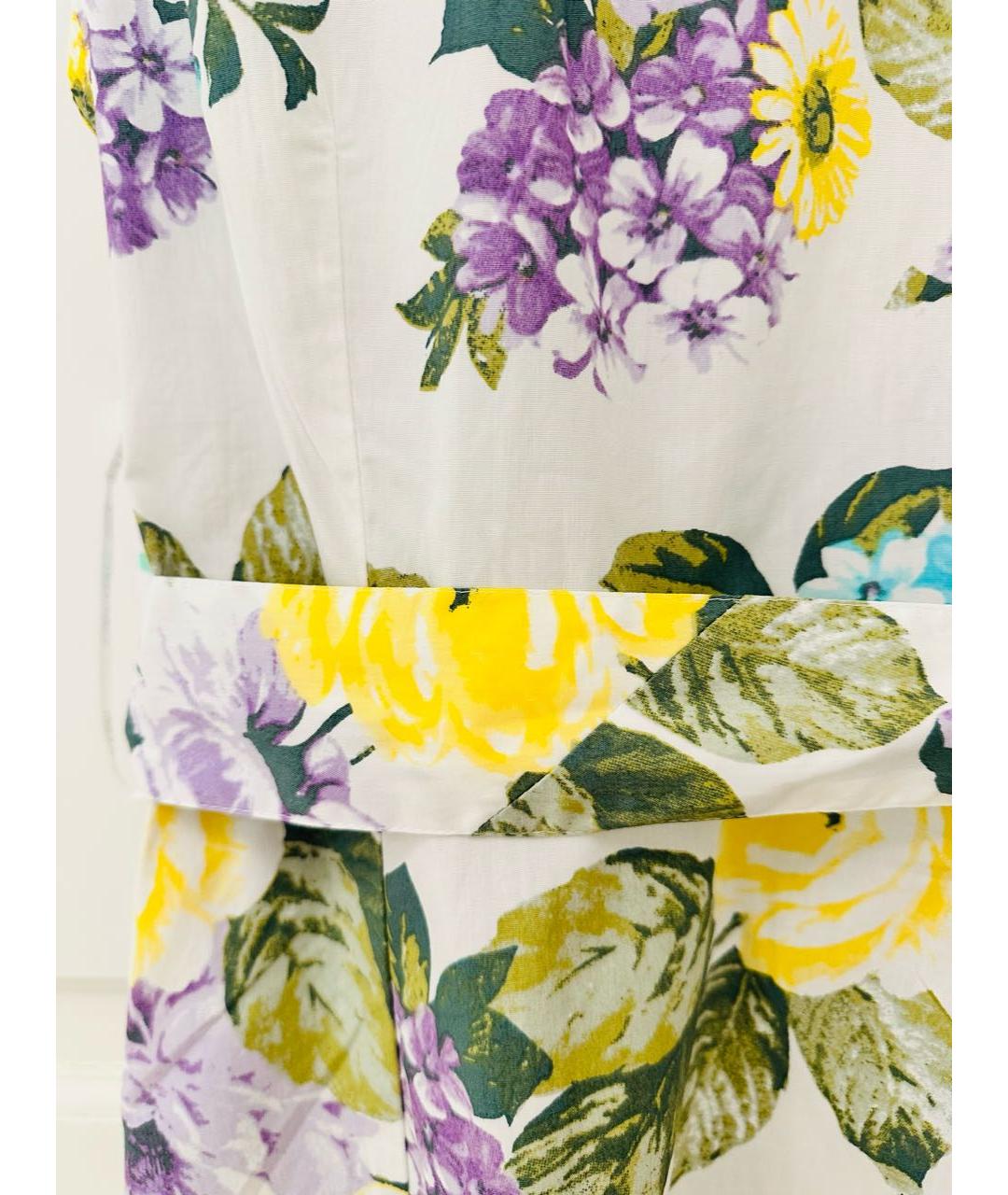 CALVIN KLEIN Мульти хлопковое повседневное платье, фото 8