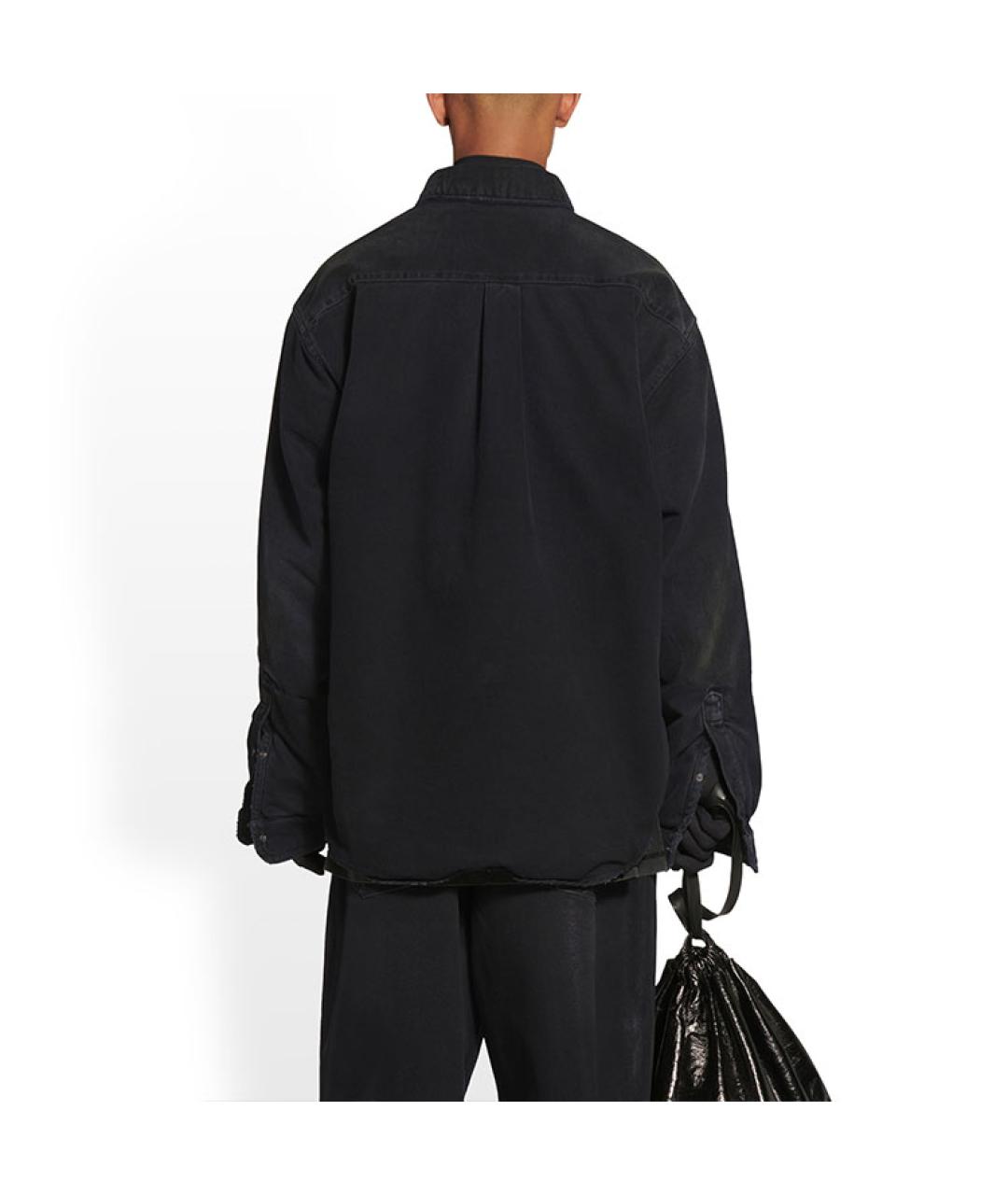 BALENCIAGA Черная куртка, фото 4
