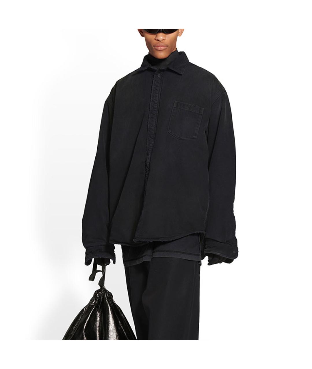 BALENCIAGA Черная куртка, фото 5