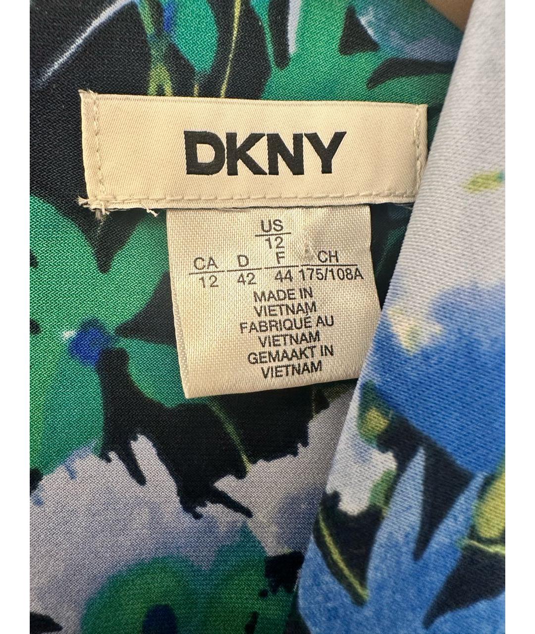DKNY Мульти полиэстеровое повседневное платье, фото 5