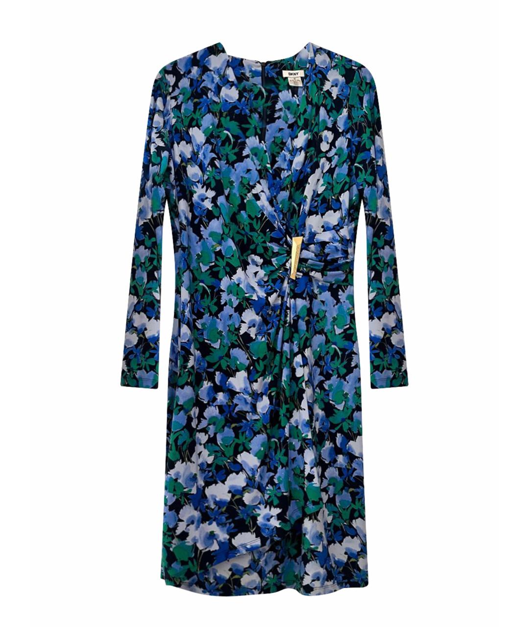 DKNY Мульти полиэстеровое повседневное платье, фото 1