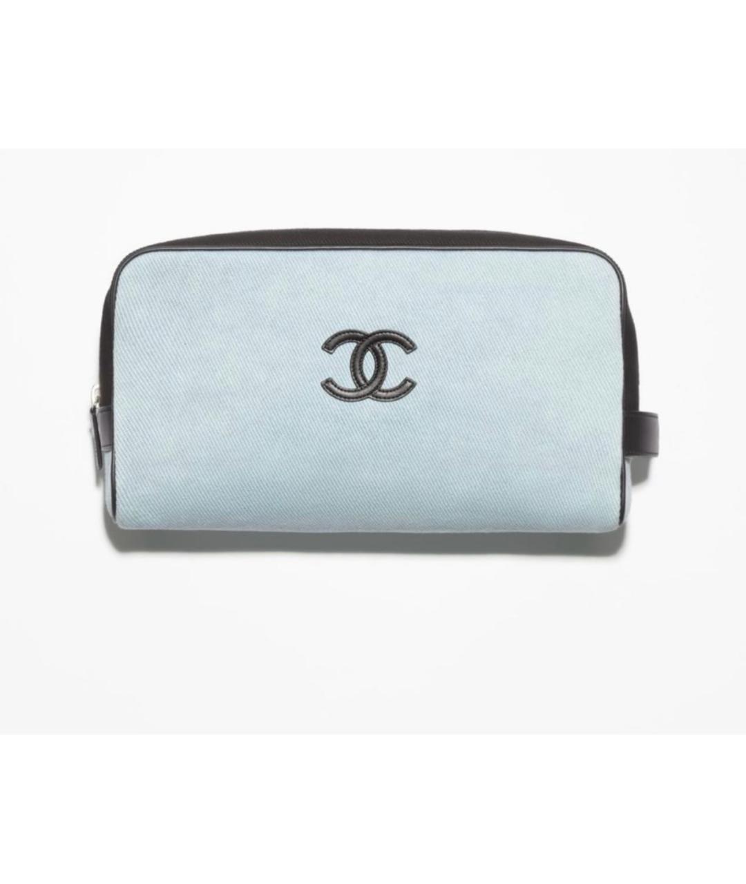 CHANEL Голубая косметичка, фото 4