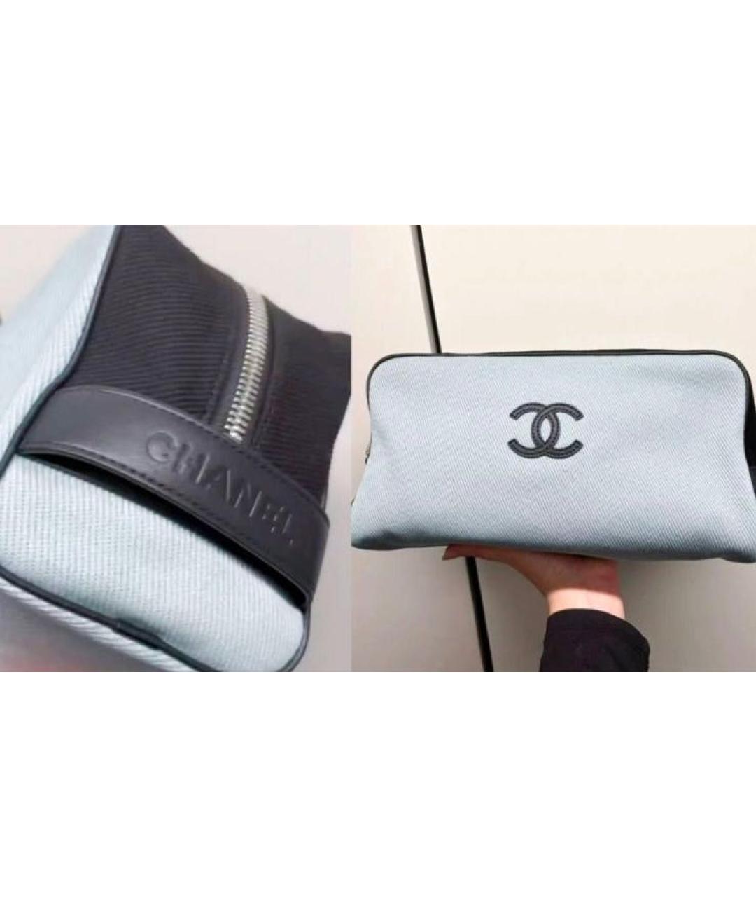 CHANEL Голубая косметичка, фото 2