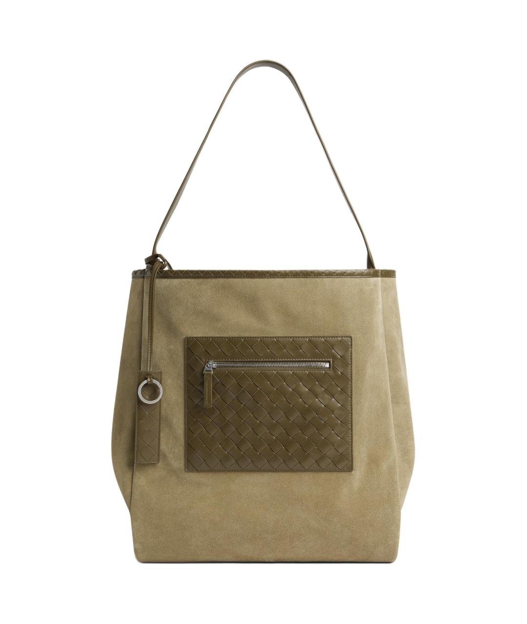 BOTTEGA VENETA Серая сумка на плечо, фото 1
