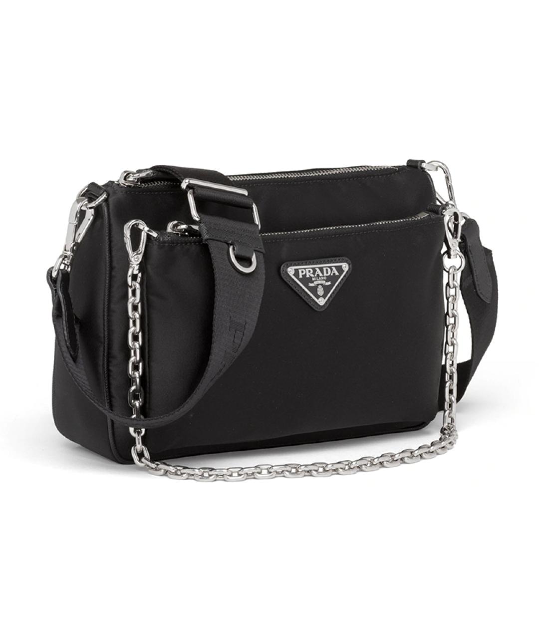 PRADA Черная сумка на плечо, фото 2