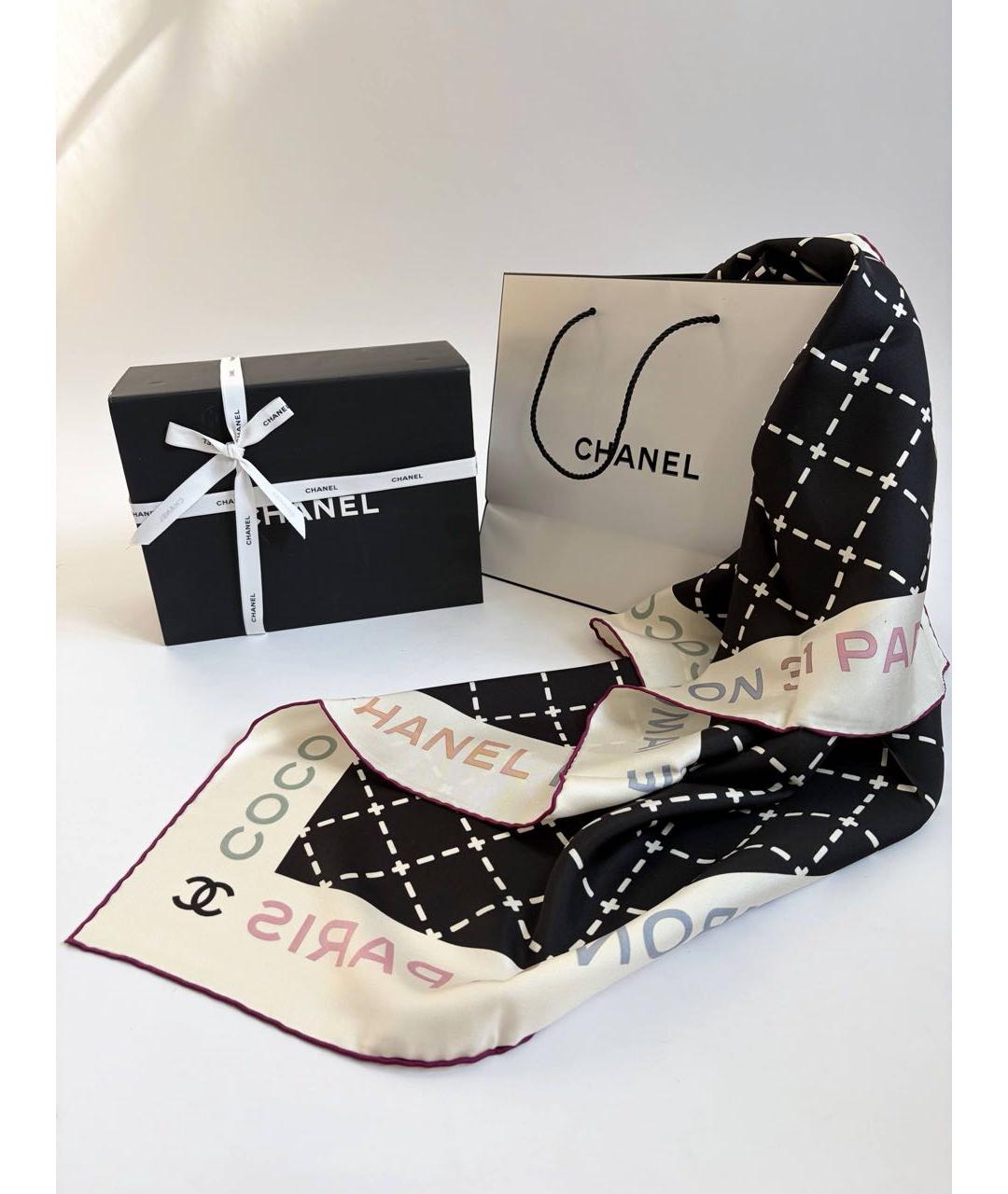 CHANEL Мульти шелковый платок, фото 6