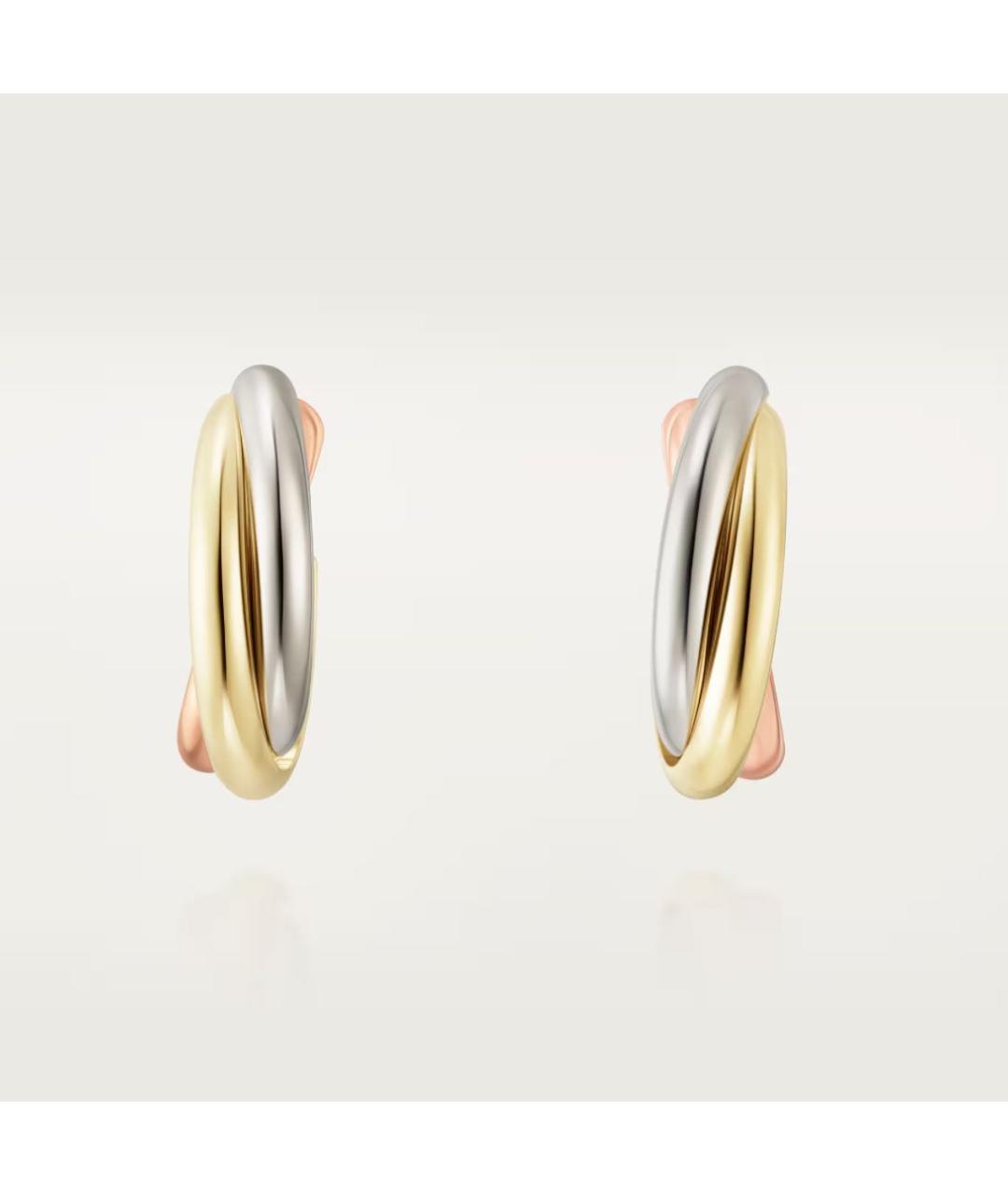 CARTIER Мульти серьги из желтого золота, фото 5