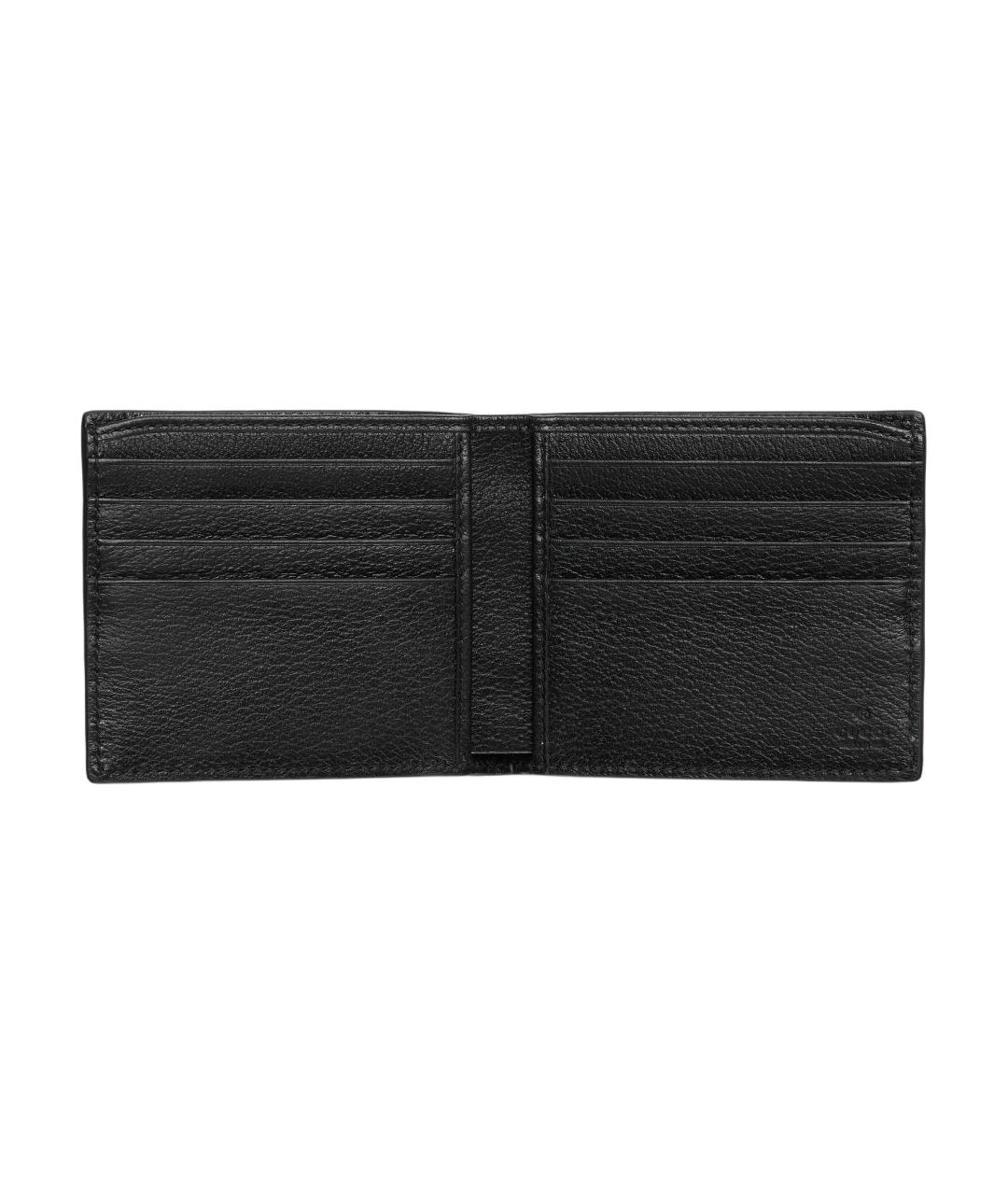GUCCI Черный кожаный кошелек, фото 5