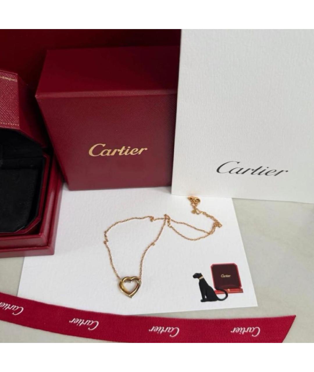 CARTIER Золотое колье из желтого золота, фото 4