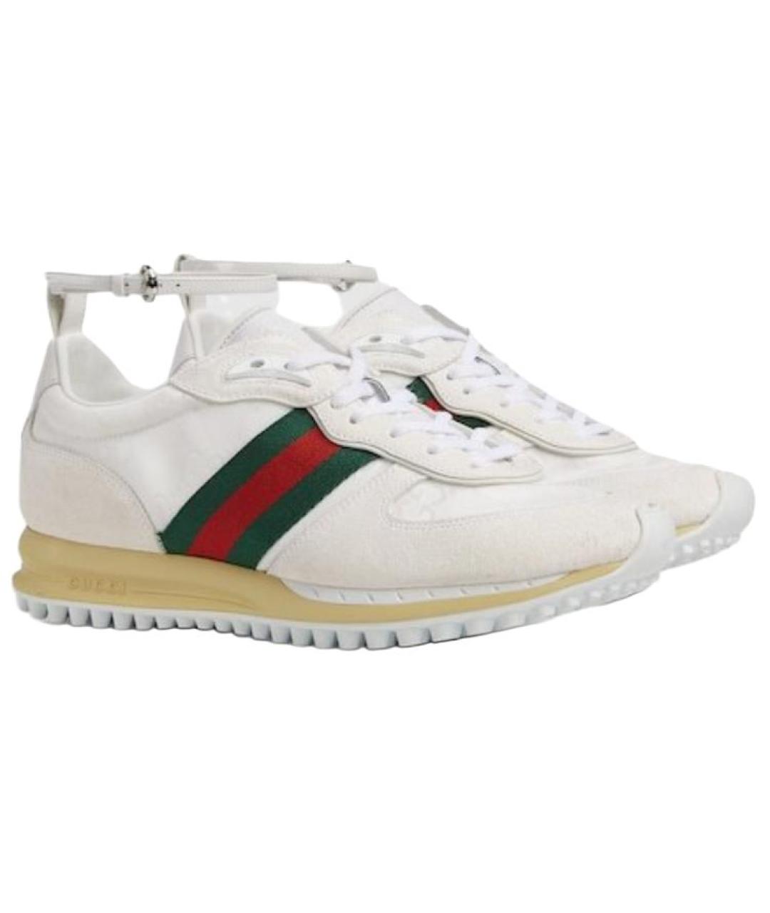 GUCCI Белые кроссовки, фото 3