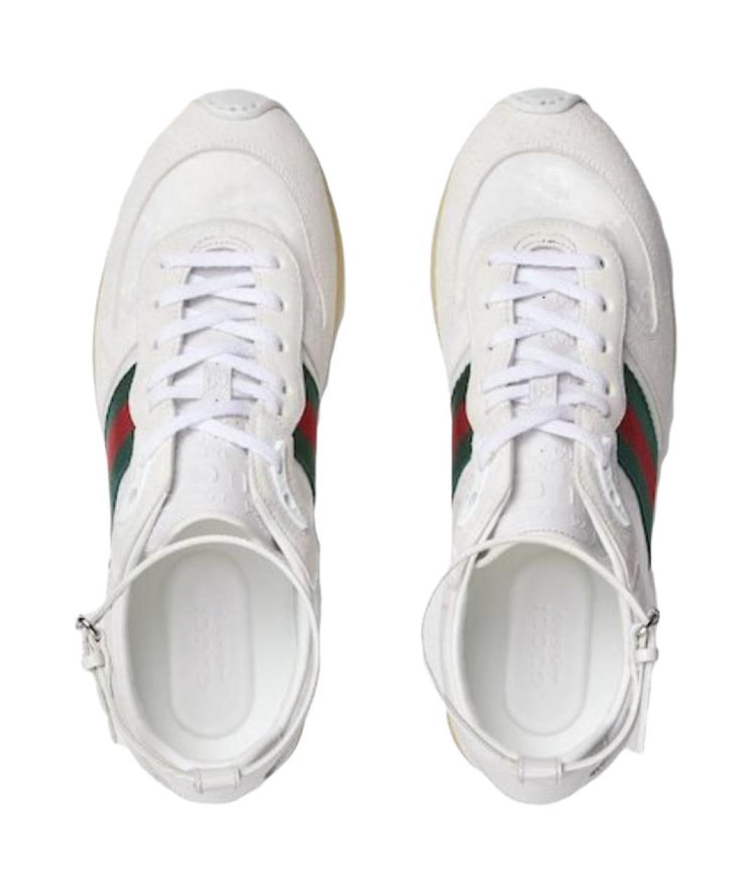 GUCCI Белые кроссовки, фото 4