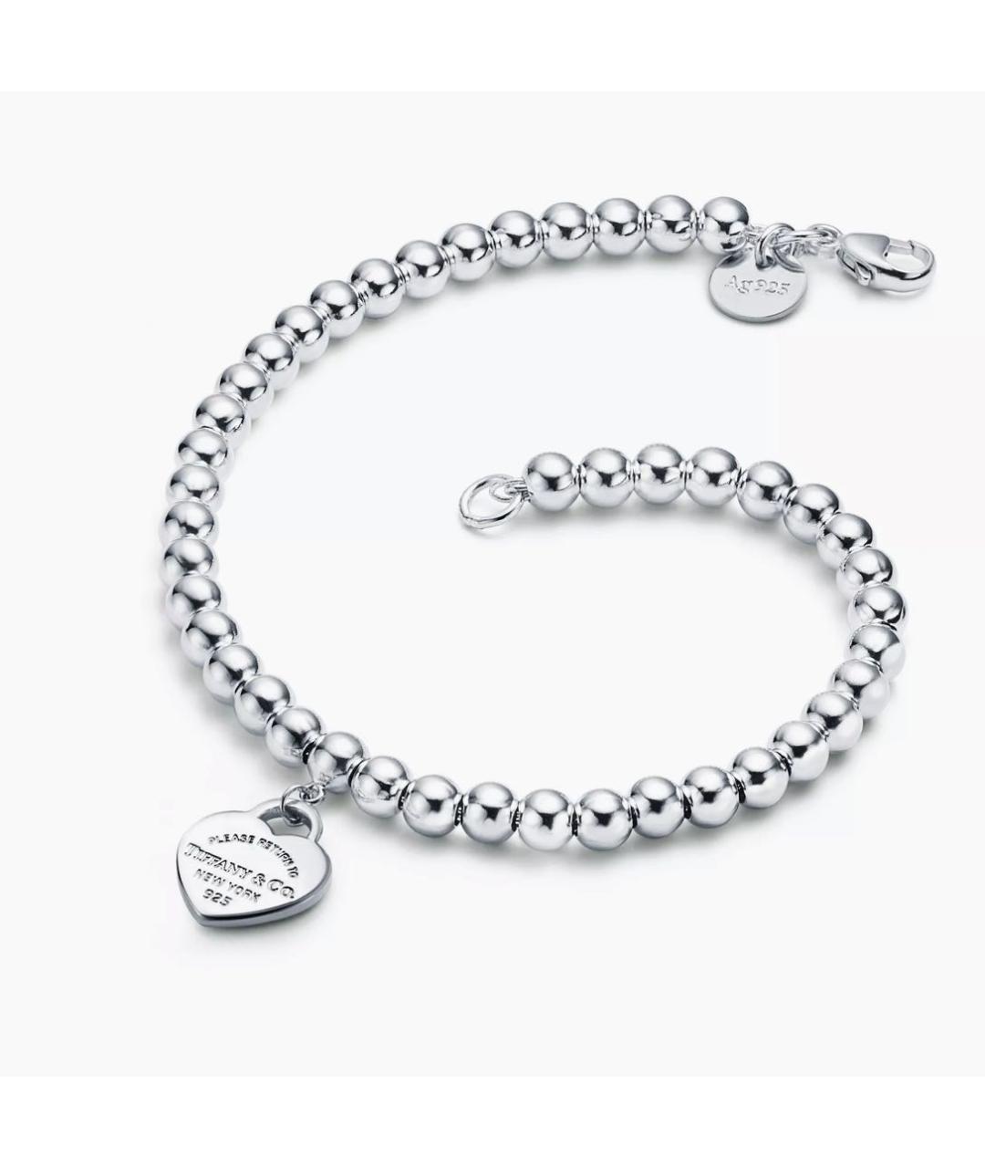 TIFFANY&CO Серебрянный серебряный браслет, фото 3